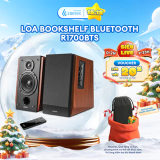Bộ Loa Bluetooth Bookshelf EDIFIER R1700BTS | Công Suất 66W | Vỏ Gỗ Chất Lượng | Đầu Vào RCA Kép | Bảo Hành 15 Tháng