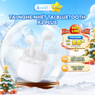 Tai Nghe Bluetooth Nhét Tai EDIFIER X2 PLUS | Thời Gian Sử Dụng Đến 35H | Bluetooth 6.0 | Bảo Hành 15 Tháng