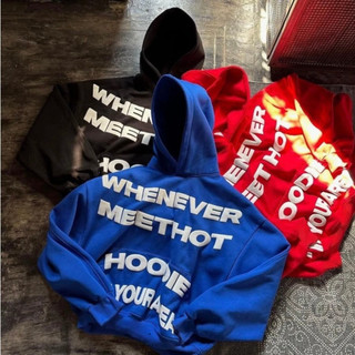 HoodieX - Áo Hoodie Unisex WHENEVER - Thiết Kế Nổi 3D, Vải Nỉ Bông Cao Cấp, Form Rộng Thoải Mái