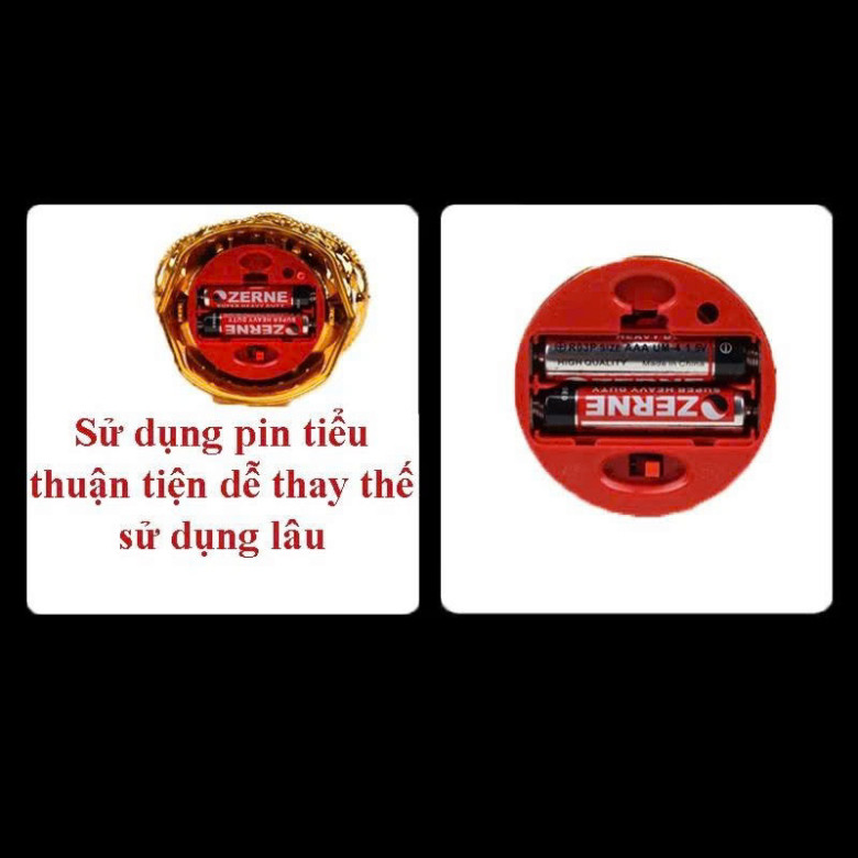 Đèn Nến Thờ Long Phụng - Đèn Trang Trí Sử Dụng Pin, Phong Thủy Đúng Điệu