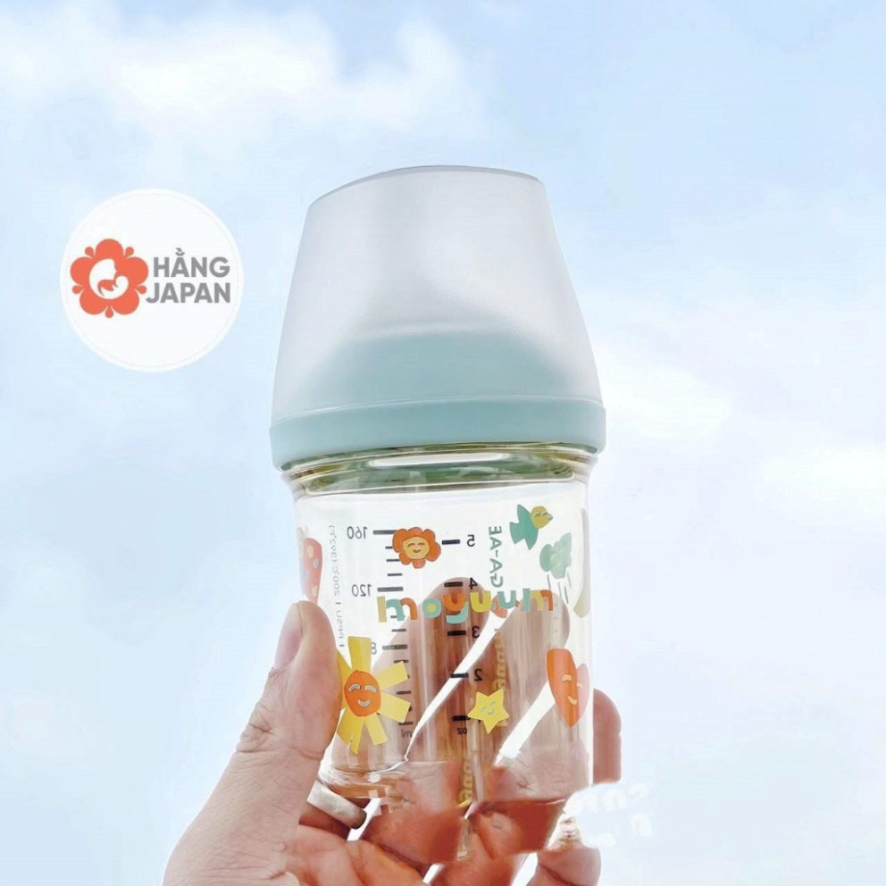 (MOVAA 2025) Bình sữa Moyuum Mov.aa 160ml / 250ml trơn, hoạ tiết mẫu mới nhất 2025