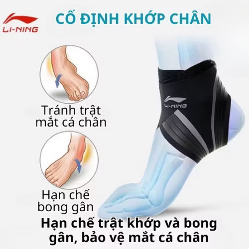 🆘GIÁ TỐT🆘Băng bảo vệ cổ chân Li-ning chống lật LDEU157
