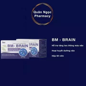 [CHÍNH HÃNG] Hoạt huyết dưỡng não BM - Brain hỗ trợ hoạt huyết, tăng cường tuần hoàn máu não (hàng chuẩn)