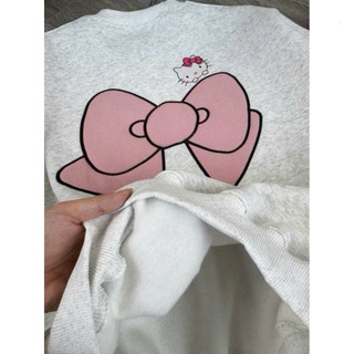Áo nỉ Sweater NƠ form Boxy unisex cho cả nam và nữ, Chất vải dày, Tay dài lý tưởng cho mùa thu đông.