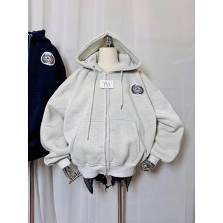 Áo Hoodie Zip Nỉ Bông Khóa Zip Hình Cờ Mỹ, Form Rộng Unisex Phong Cách Gen Z NUPAKACHI