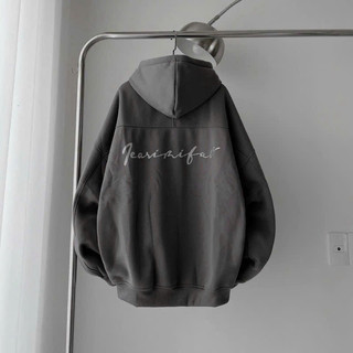 Áo khoác nỉ, Hoodie Zip có dây kéo, form vừa, in logo phản quang cực ấn tượng HOTTREND! Giá Gốc