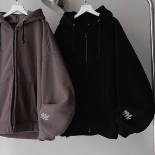 Áo khoác nỉ, Hoodie Zip có dây kéo, form vừa, in logo phản quang cực ấn tượng HOTTREND! Giá Gốc