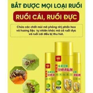 Bình Xịt Bẫy Ruồi Vàng Chính Hãng 260ml - An Toàn, Không Độc Hại