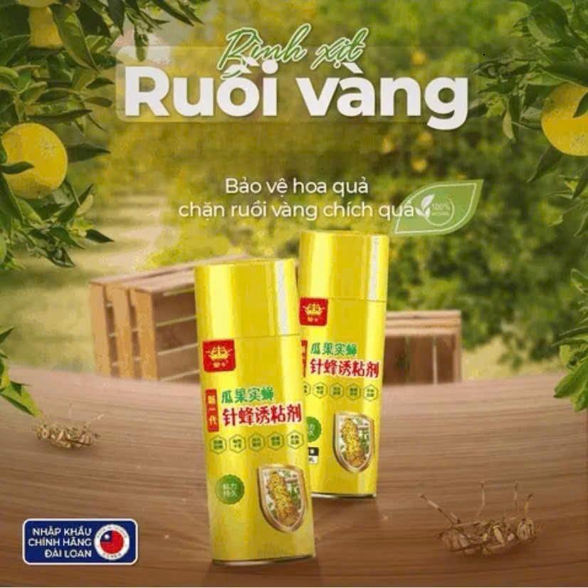 Bình Xịt Bẫy Ruồi Vàng Chính Hãng 260ml - An Toàn, Không Độc Hại