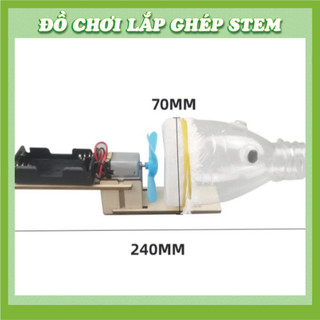 Máy hút bụi (mẫu vỏ chai) - Đồ chơi STEM STEAM - Học liệu
