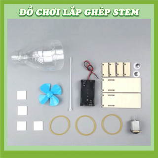 Máy hút bụi (mẫu vỏ chai) - Đồ chơi STEM STEAM - Học liệu