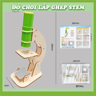 Kính hiển vi - Đồ chơi STEM STEAM - Học liệu