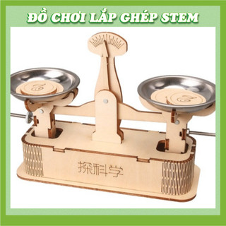 Bộ cân đĩa lớn - Đồ chơi STEM STEAM - Học liệu