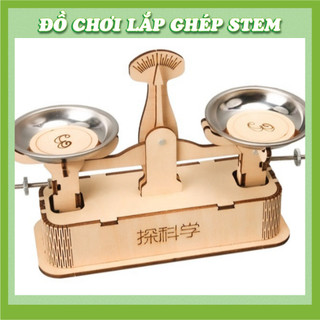 Bộ cân đĩa lớn - Đồ chơi STEM STEAM - Học liệu