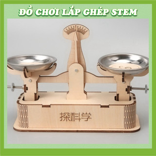 Bộ cân đĩa lớn - Đồ chơi STEM STEAM - Học liệu