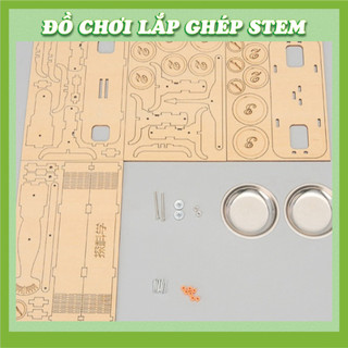Bộ cân đĩa lớn - Đồ chơi STEM STEAM - Học liệu