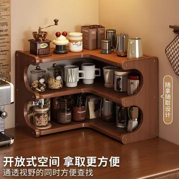 Giá để đồ để bàn, giá để đồ góc quán cà phê, giá để cốc cà phê, giá để đồ linh tinh, giá để đồ trên mặt bếp