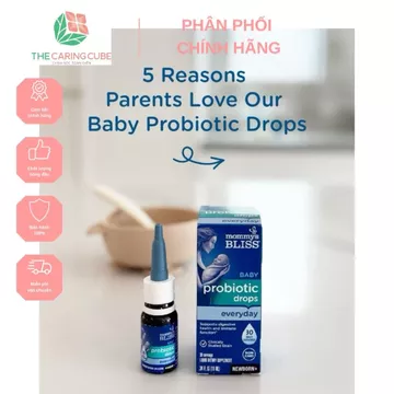 [Mẫu mới-Bay Air]Men Vi Sinh Mommy's Bliss Baby Probiotic Drops 10ml