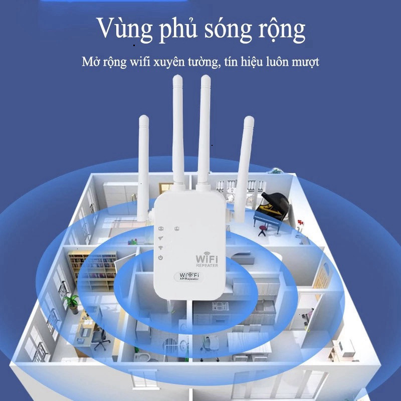 Bộ Kích Sóng Wifi 6 Râu 1200MBPS , Phát Sóng Xuyên Tường Cải Thiện Tốc Độ Mạng  - Siêu Sale | BigBuy360 - bigbuy360.vn
