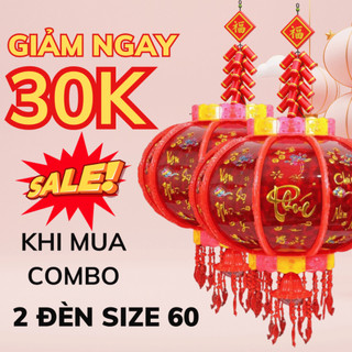 Đèn lồng xoay 360 độ mẫu mới nhất 2026, lồng đèn điện nhấp nháy 7 màu phiên bản tiếng Việt