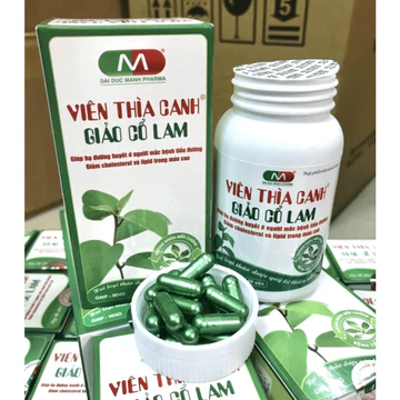 Viên uống VIÊN THÌA CANH GIẢO CỔ LAM giảm đường, giảm mỡ trong máu, cao huyết áp cho người mắc bệnh tiểu đường vin