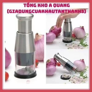 Dụng Cụ Dập Tỏi – Nghiền Ớt Bằng Tay, Đập Dập Hành Tỏi, Thép Không Gỉ Cao Cấp
