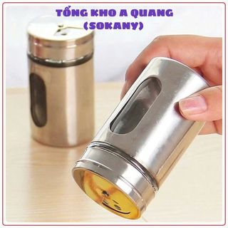 Lọ Đựng Tăm Inox 304 – Hũ Hạt Tiêu Đa Năng Tiện Lợi, Lọ Xay Tiêu Cho Nội Trợ
