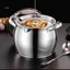 ÂU TRÒN INOX 304 KHÔNG GỈ CÓ NẮP ĐẬY 1.5 LÍT - Thố inox có tay cầm, đựng thực phẩm, đựng dầu mỡ, đa năng nhà bếp