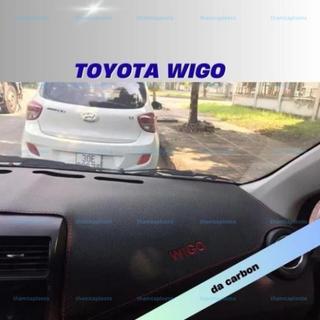 Nội Thất Ô Tô: Thảm Taplo 3 Lớp Toyota Wigo - Chống Nắng, Chống Lóa, Form Chuẩn.