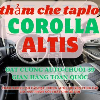 Thảm taplo TOYOTA  ALTIS 3 lớp thảm lót taplo da vân gỗ ô tô nhung lông cừu da vân carbon đẹp
