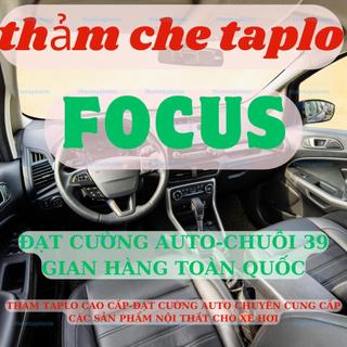 Thảm taplo FORD FOCUS 3 lớp thảm lót taplo da vân gỗ ô tô nhung lông cừu da vân carbon đẹp