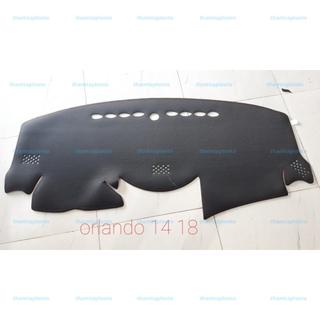 Thảm taplo CHEVROLET ORLANDO 3 lớp thảm lót taplo da vân gỗ ô tô nhung lông cừu da vân carbon đẹp