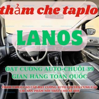 Thảm taplo DAEWOO LANOS 3 lớp thảm lót taplo da vân gỗ ô tô nhung lông cừu da vân carbon đẹp