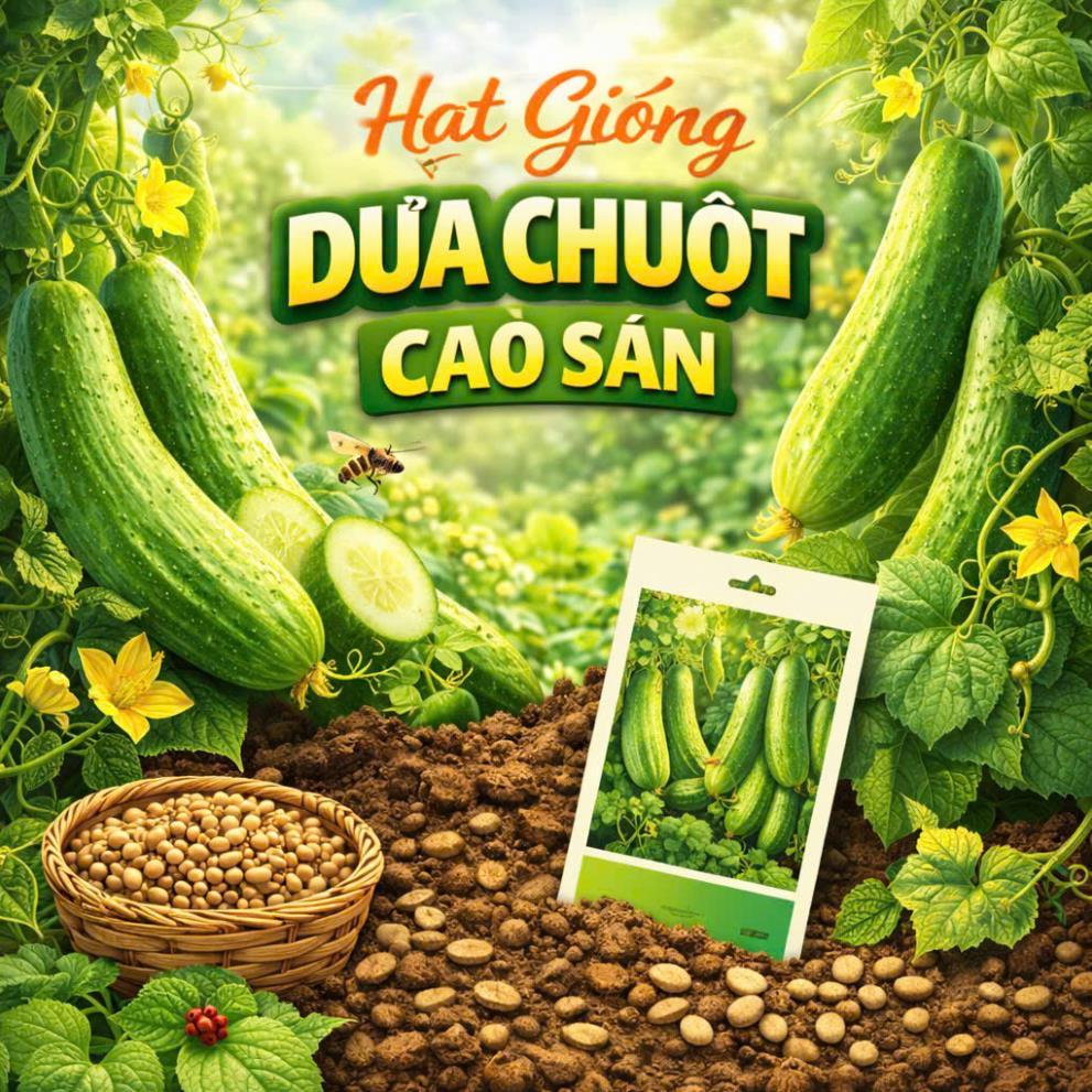 Hạt giống dưa chuột nếp cao sản