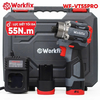 Chuyên Vít Cấp Trượt Workfix WF-VT55PRO 55N.m 16.8V – 20 Cấp Trượt, Ngậm Vít Nhanh, Khoan Tường – Khoan Bê Tông