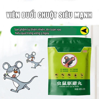 [ Giá Sỉ ] Viên Đuổi Chuột Băng Phiến, Viên Đuổi Chuột Siêu Mạnh, Viên Đuổi Chuột Thảo Dược An Toàn, Long Não Đuổi Chuột