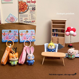 [SẴN]Móc Khóa Đôi Disney Zootopia Judy Nick Cực Kỳ Đáng Yêu Cho Các Cặp Đôi HULI - MK14