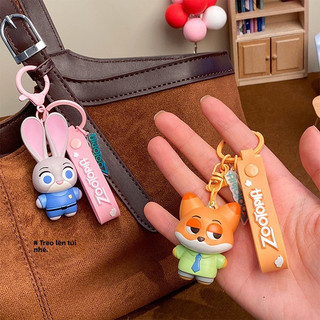 [SẴN]Móc Khóa Đôi Disney Zootopia Judy Nick Cực Kỳ Đáng Yêu Cho Các Cặp Đôi HULI - MK14
