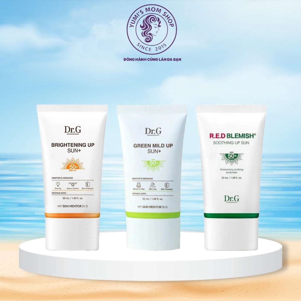 Sử dụng Kem Chống Nắng Kiềm Dầu Dr.G Mild Up Sun+ SPF 50+ PA++++ 50ml trong đời sống