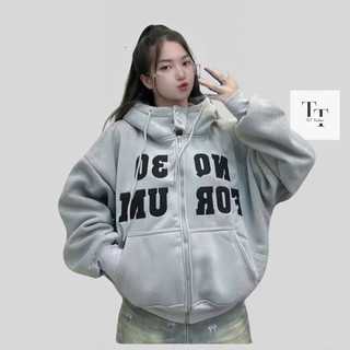 Hot Trendy- Áo Khoác Nỉ thời trang 4 túi, thêu chữ phong cách hiện đại 2 lớp HoodieX zíp -FASHION