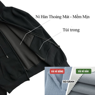 Hot Trendy- Áo Hoodie Full Face Chính Hãng: Bảo Vệ Hoàn Hảo Trước Nắng Gió, Chất Nỉ Hàn Cao Cấp!