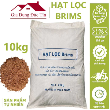 10kg hạt Brims lọc nước xử lý kim loại nặng trong nước, lọc thô, lọc nước sinh hoạt. Lọc đầu nguồn.