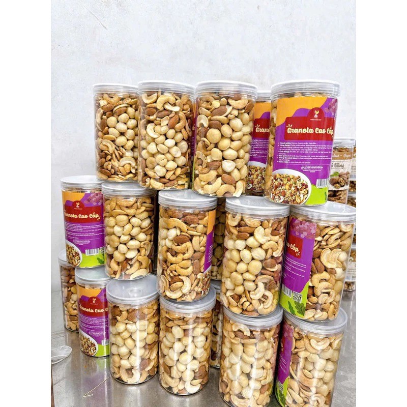 Granola Siêu Hạt 500g Cao Cấp, Ngũ Cốc Yến Mạch Ăn Kiêng Healthy Giàu Dinh Dưỡng