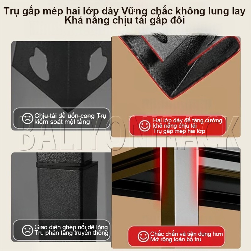 Mua kệ và nhận quà Bali Kệ Sắt Để Đồ Đa Năng Chịu Lực 1000kg 3/4/5 Tầng Không Cần Vít Chống Gỉ Ổn Định Cao Cấp | BigBuy360 - bigbuy360.vn