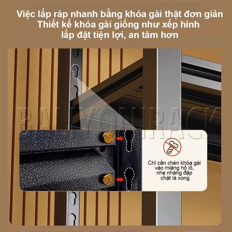 Mua kệ và nhận quà Bali Kệ Sắt Để Đồ Đa Năng Chịu Lực 1000kg 3/4/5 Tầng Không Cần Vít Chống Gỉ Ổn Định Cao Cấp | BigBuy360 - bigbuy360.vn