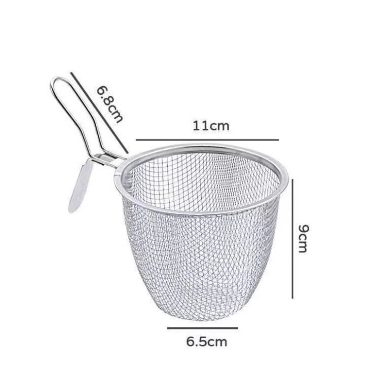 GIỎ LƯỚI VỚT MÌ, BÚN, RAU, THỨC ĂN NHÚNG LẨU - Vợt Lưới Vớt Gia Vị, Muôi Vợt Topping