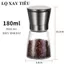Lọ Xay Tiêu INOX, Cối Xay Tiêu, Hũ Xay Hạt Cầm Tay Siêu Nhanh Nắp Bằng Inox, Thủy Tinh, Lọ Say Tiêu