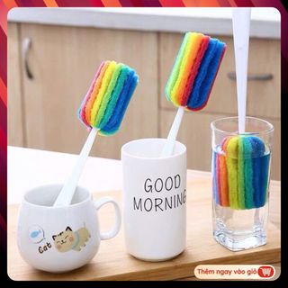 [COMBO 10] Cây Cọ Rửa Ly Cốc Lọ Hoa 7 Màu - CÂY CỌ SẮC MÀU ĐA NĂNG - MÃ: CO
