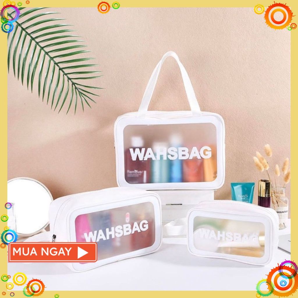Sét 3 Túi Đựng Mỹ Phẩm WASHBAG Du Lịch Siêu Bền , TÚI WASHBAG