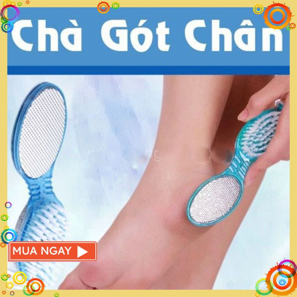 [COMBO 3] BÀN CHẢI MÀI CHÂN , CHÀ GÓT CHÂN ĐÁ BỌT BIỂN 4 CÔNG DỤNG GIÚP LOẠI BỎ CÁC TẾ BÀO DA CHẾT CÓ MÓC TREO TIỆN LỢI